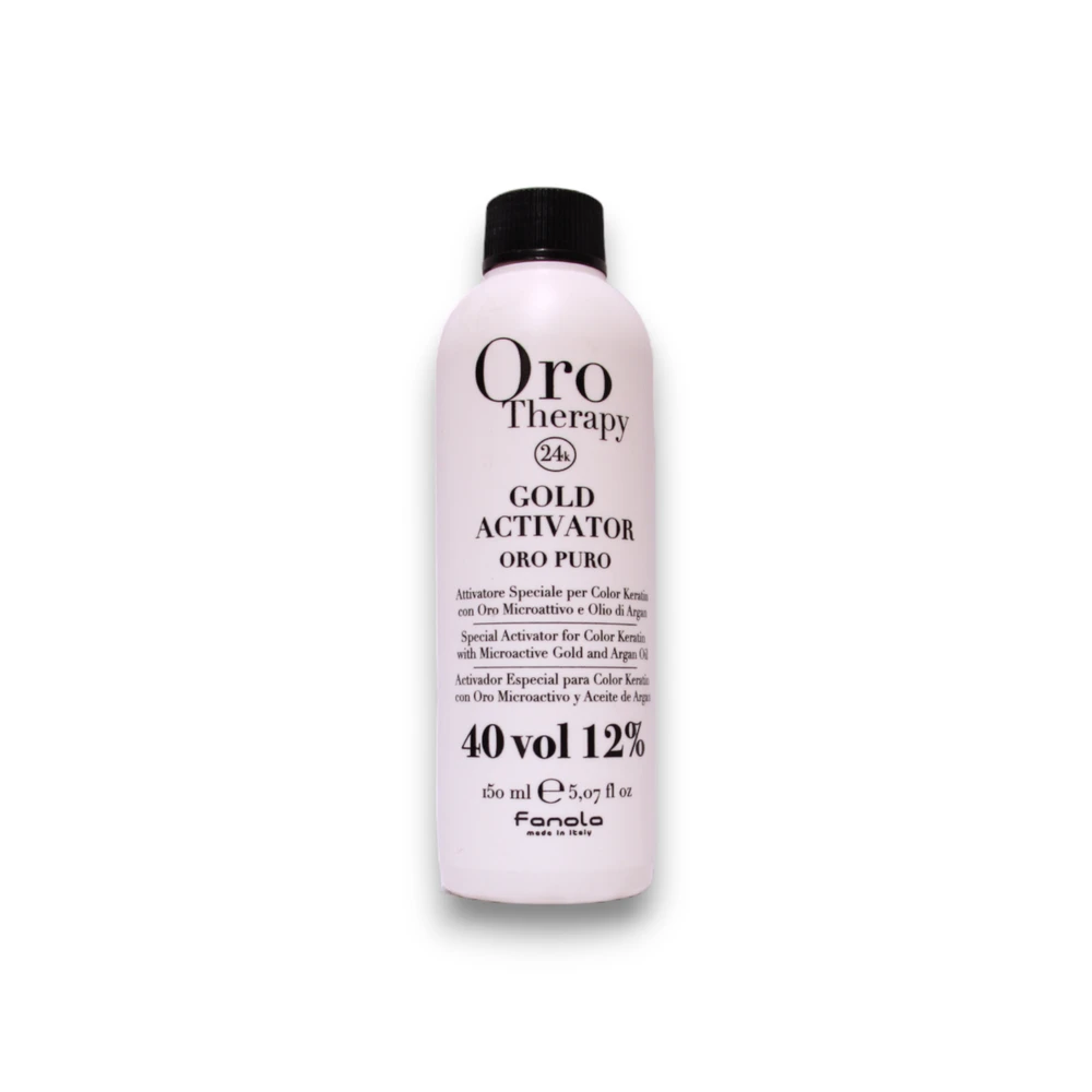 „Oro Therapy“, auksinis, plaukų oksidantinis losjonas, 12 %, 40 tūrio, 150 ml