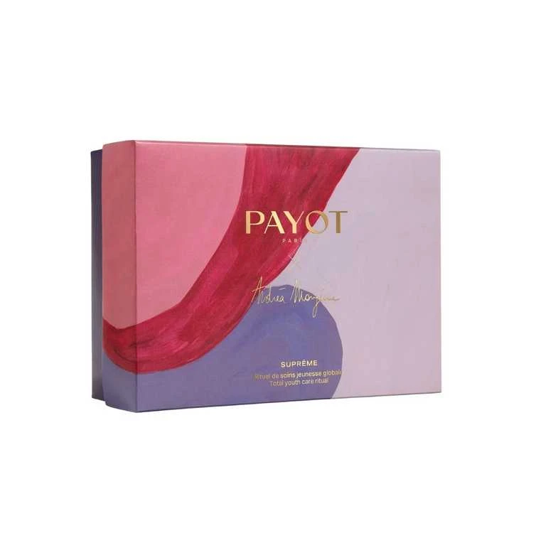Set Payot: Supreme Sublimating Anti-Aging Day Kreminis For Face, 50 ml + Supreme Jeunesse Le Regard Hydrating Paakių kremas, 15 ml + Gua Sha Baltas Lifting Face Massage Stone