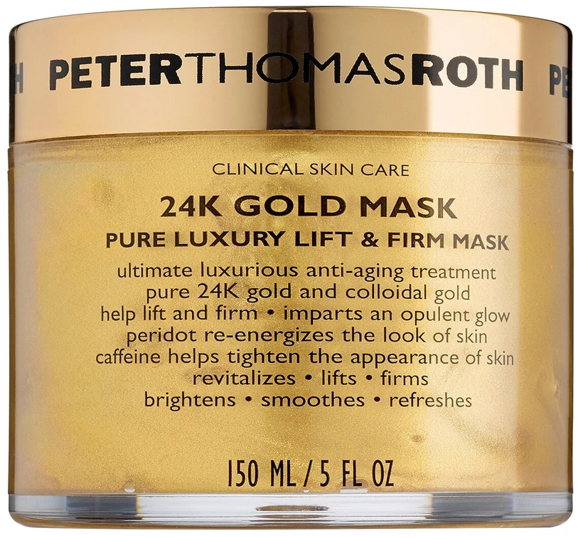 Peter Thomas Roth 24 karatų aukso gryno pakėlimo ir stangrinimo kreminė veido kaukė, 150 ml
