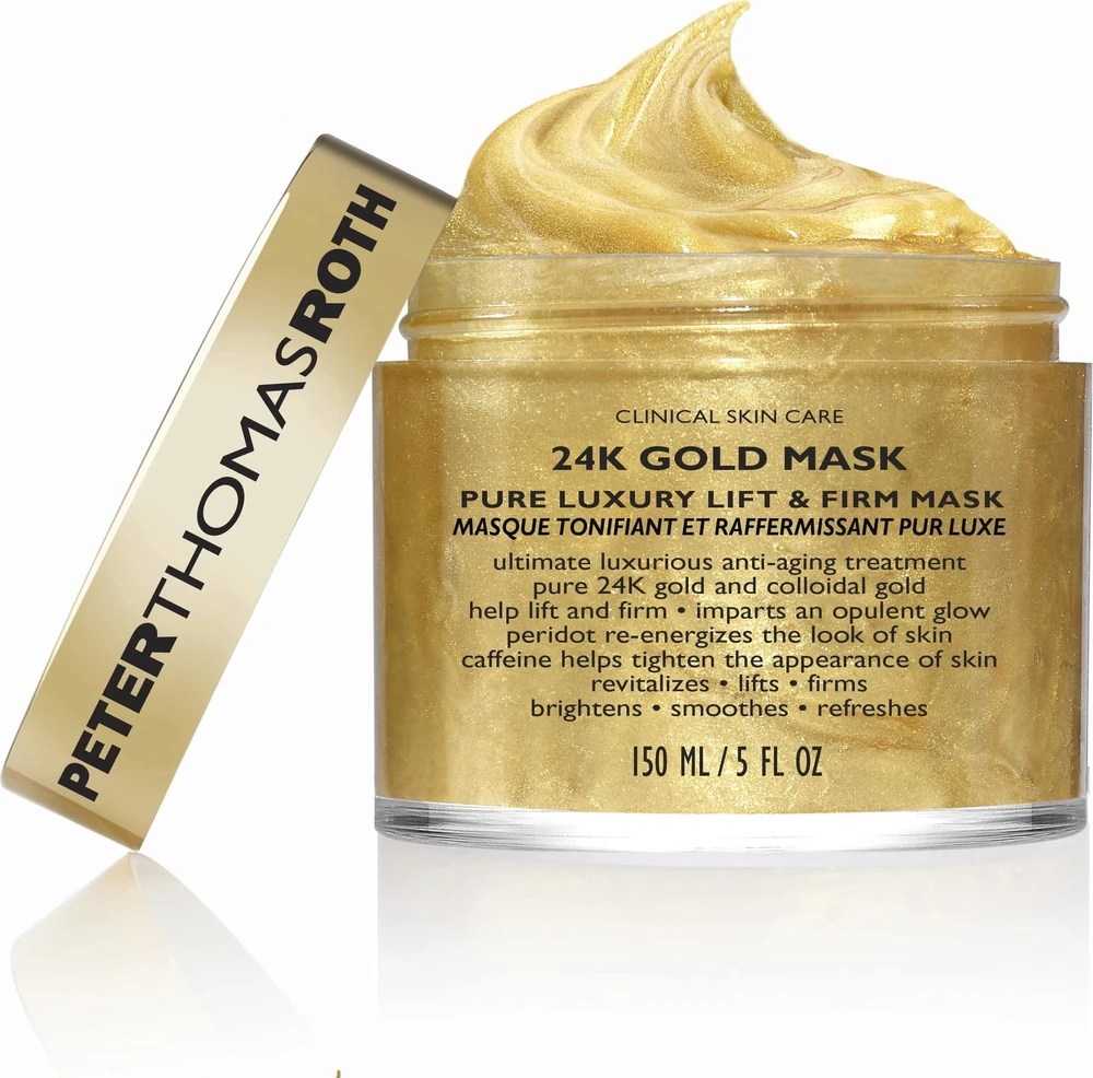 Peter Thomas Roth 24 karatų aukso gryno pakėlimo ir stangrinimo kreminė veido kaukė, 150 ml