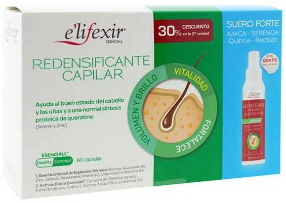 Phergal Elifexir Essential Redensifying Pack 60 kapsulių + serumai 35ml