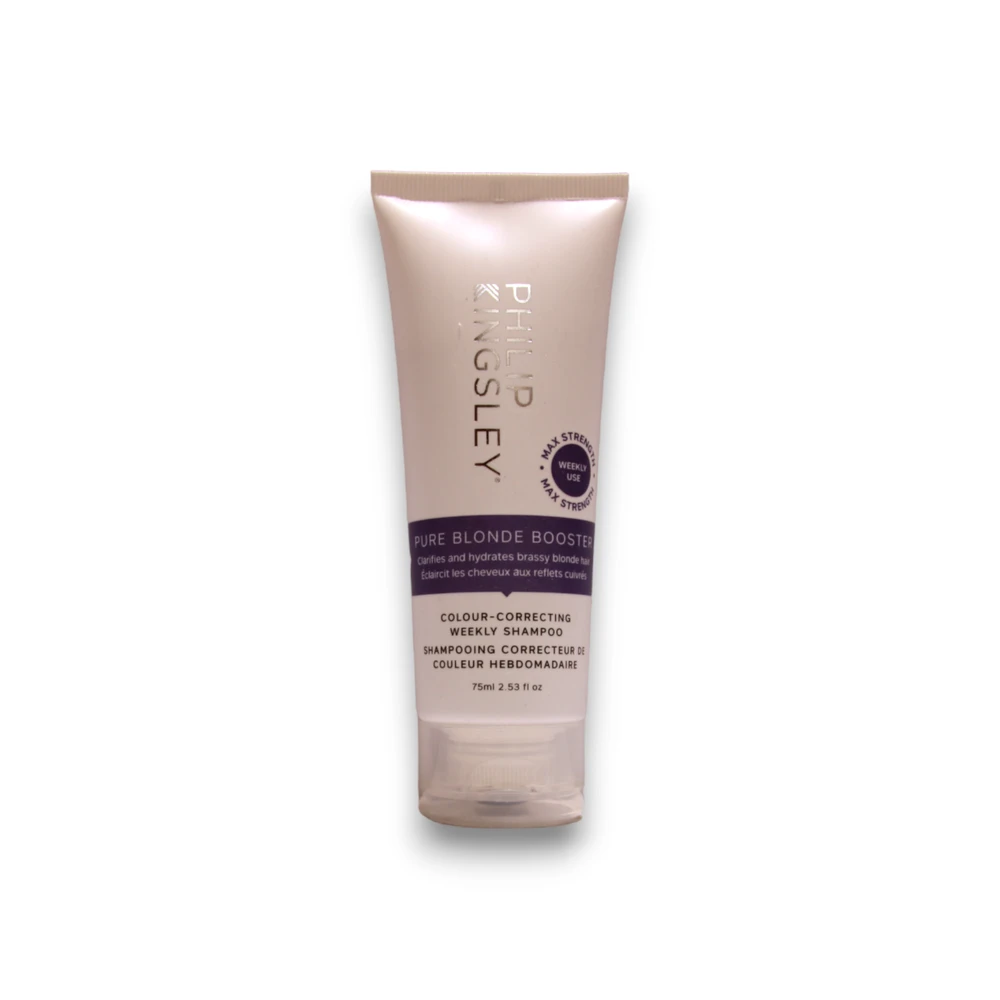 Philip Kingsley Pure Skirtas šviesiems plaukams Booster Hair Šampūnas Moisturizing & Gaivinantis, 75 ml