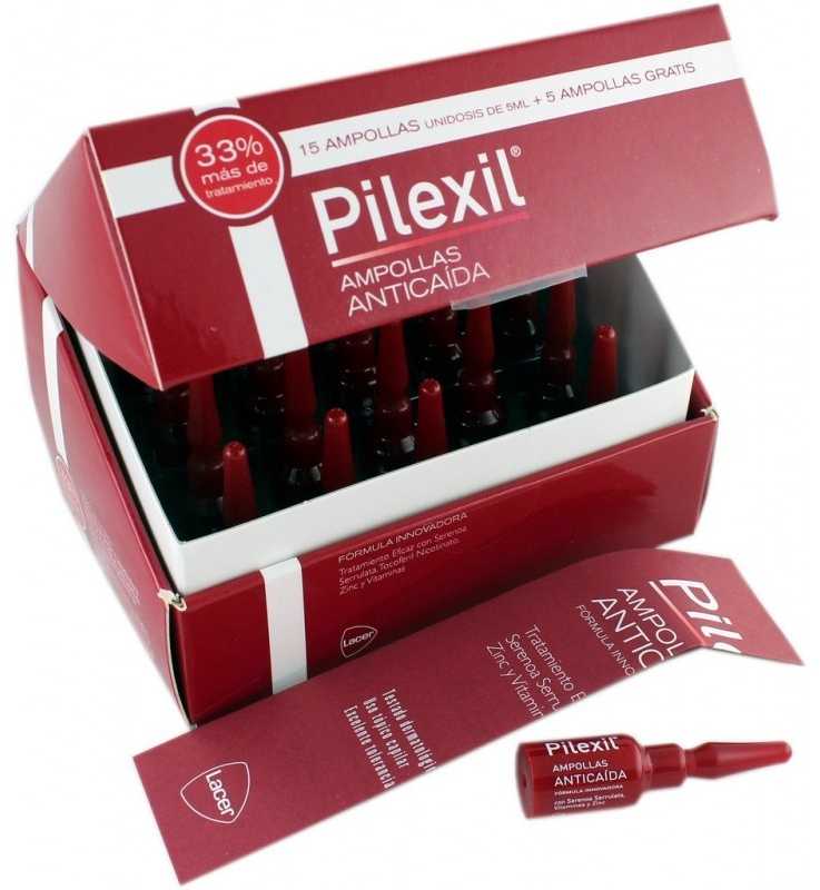 Pilexil Anti-Hair Loss ampulės nuo plaukų slinkimo 15amp 5 Amp Gift