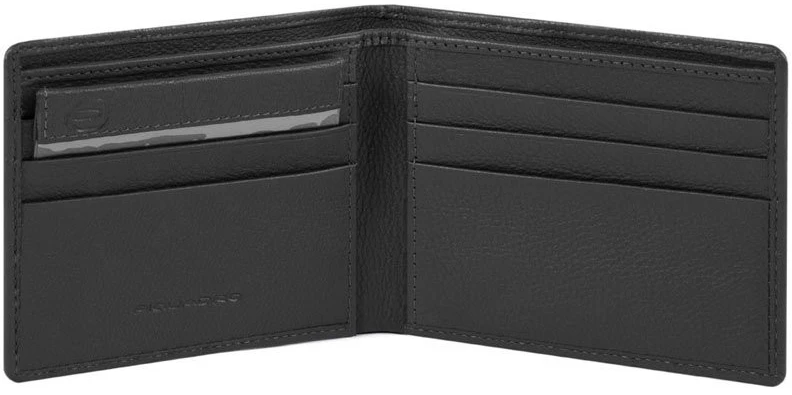 Piquadro, Akron, Leather Wallet, PU3891AOR-N, Juodas, For Men