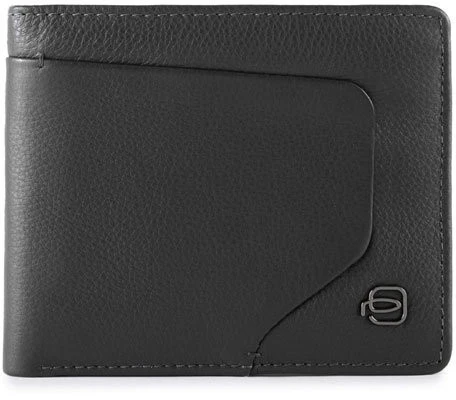 Piquadro, Akron, Leather Wallet, PU3891AOR-N, Juodas, For Men