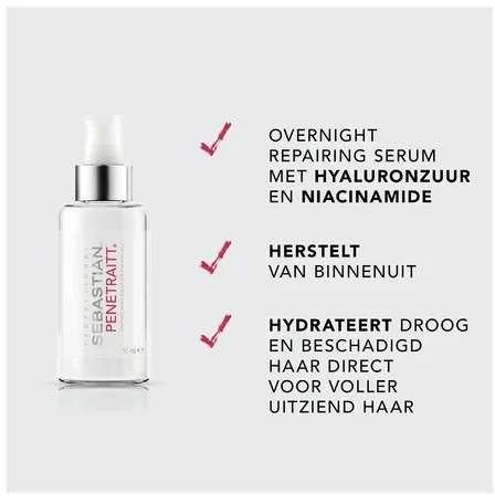 plaukų serumas Sebastian Professional Penetraiit Overnight Repairing Serum 95ml