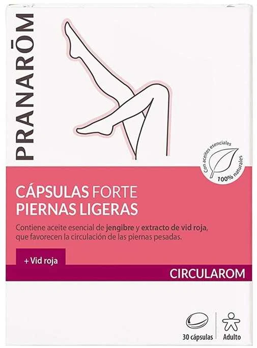 Pranarôm Circularom Forte Light Legs And Circulatory Comfort 30 Capsules