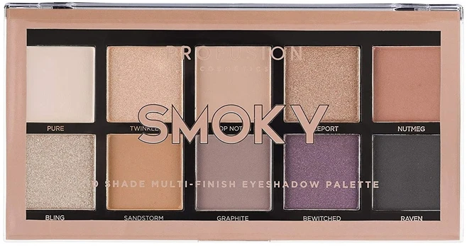 „Profusion Smoky“ akių šešėlių paletė, 10 atspalvių, 25 g