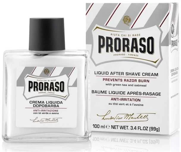 Jautrios odos balzamas po skutimosi Proraso White Line After Shave Balm, 100 ml
