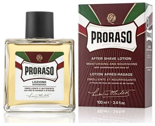 Odą maitinantis losjonas po skutimosi Proraso Red Line After Shave Lotion, 100 ml