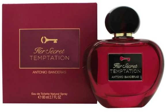 Antonio Banderas Her Secret Temptation EDT tualetinis vanduo moterims, 80 ml