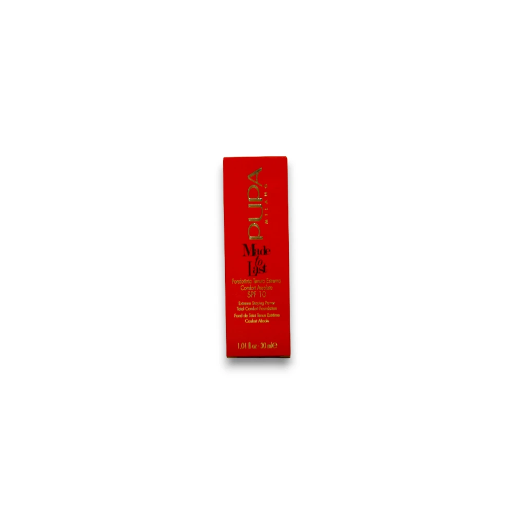 „Pupa Made To Last“ ilgai išliekantis skystas makiažo pagrindas be parabenų, 050 Sand, 30 ml