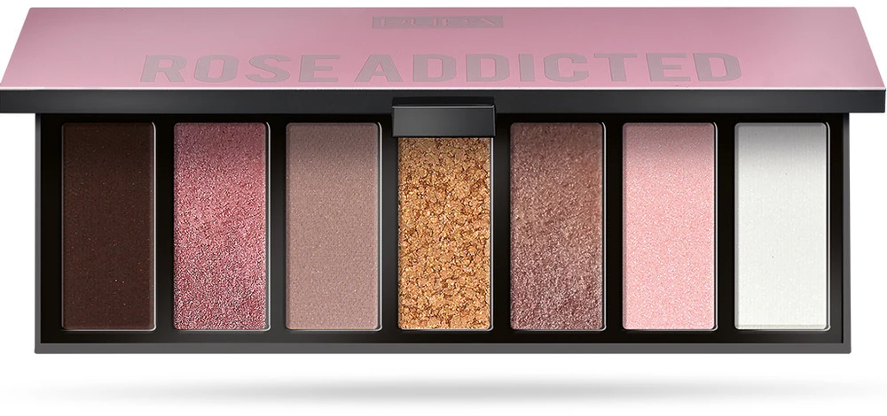 „Pupa Make Up Stories“ akių šešėlių paletė „004 Rose Addicted“ 13,3 g