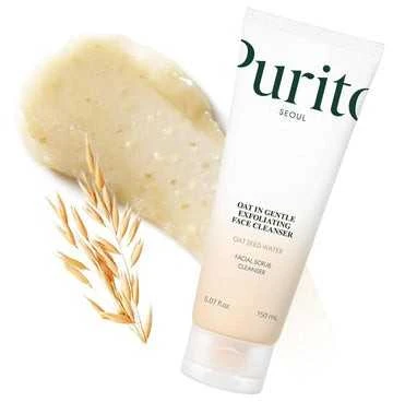PURITO Oat Exfoliating Facial Polish Valiklis - Hydrating Daily Face Wash veido prausiklis 150 ml