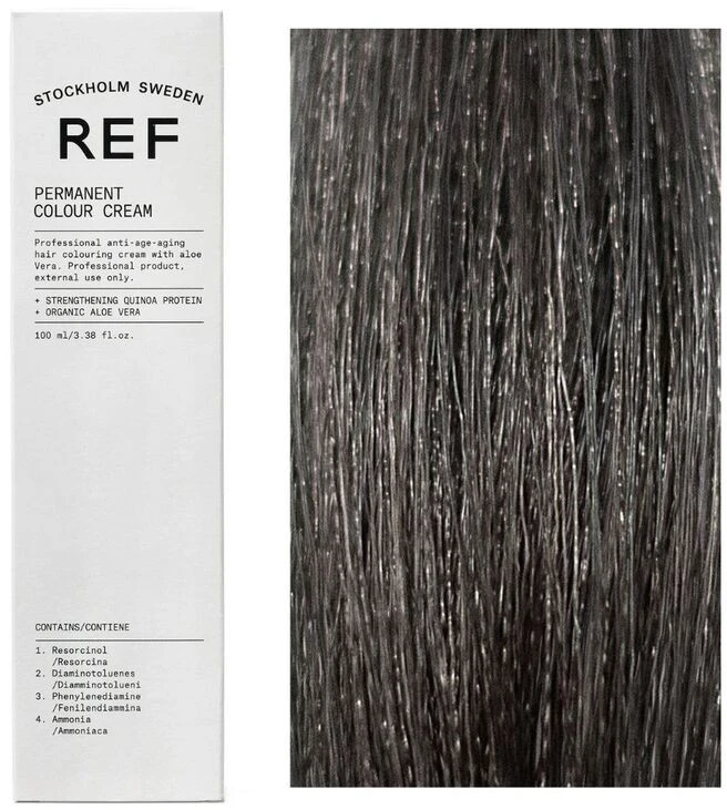 Ref Stockholm REF Permanent Colour Vegan Permanent Hair Dye 6.11 Medium Smoky Ash, 100 ml