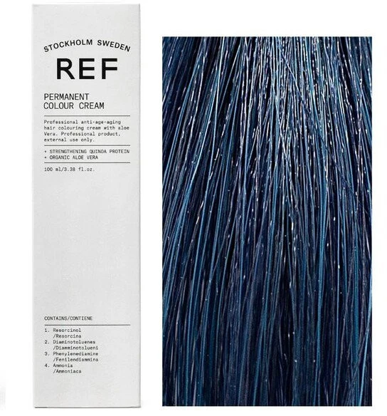 Ref Stockholm REF Permanent Colour veganiški permanentiniai plaukų dažai su kobalto spalva, 100 ml