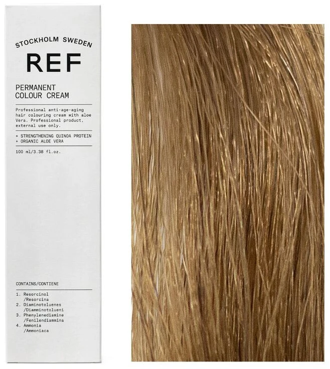 Ref Stockholm REF Permanent Colour 7.00 Intense Natural Skirtas šviesiems plaukams, 100 ml
