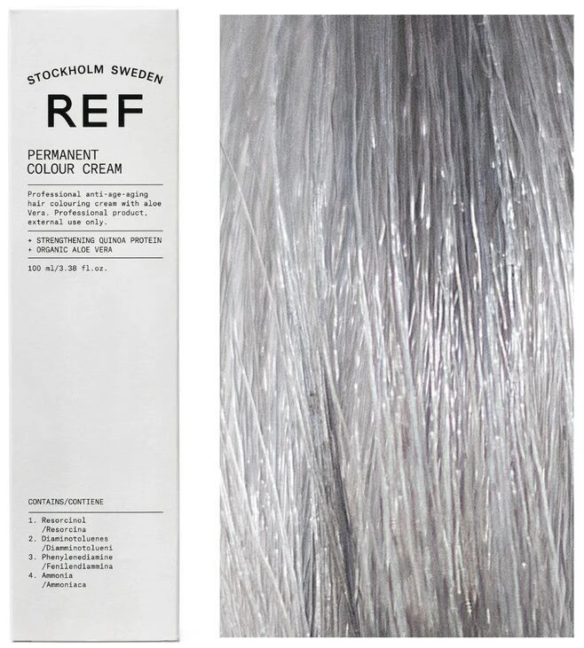 Ref Stockholm REF Permanent Colour Vegan Permanent Hair Dye 8.11 Light Smoky Ash, 100 ml