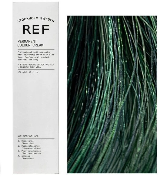 Ref Stockholm REF Permanent Colour Vegan Permanent Hair Dye Jade, 100 ml