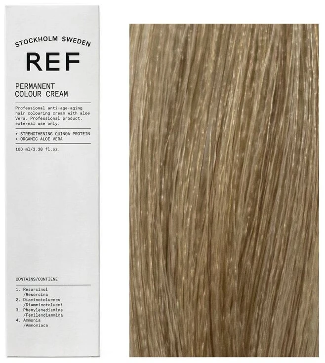 Ref Stockholm REF Permanent Colour 8.0 Light Skirtas šviesiems plaukams, 100 ml