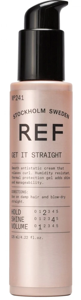 Ref Stockholm REF Protect & Prepare No.241 Vegan Hair Serum Minkštinantis ir glotninantis, 125 ml