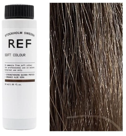 Ref Stockholm REF Soft Colour Vegan Demi-Permanent Hair Dye 4.3 Golden Brown, 50 ml