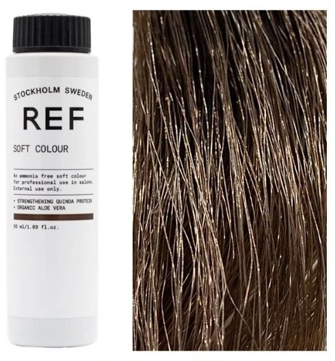 Ref Stockholm REF Soft Colour Vegan Demi-Permanent Hair Dye 7.036 Milk Chocolate, 50 ml
