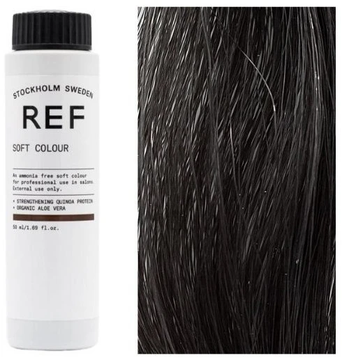 Ref Stockholm REF Soft Colour Vegan Demi-Permanent Hair Dye 4.11 Darkest Cool Ash, 50 ml