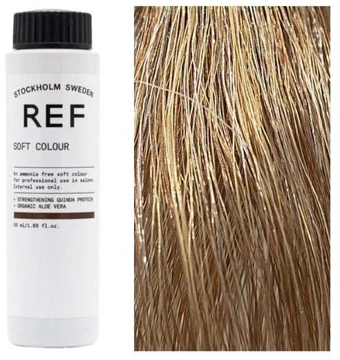 Ref Stockholm REF Soft Colour Vegan Demi-Permanent Hair Dye 8.31 Light Golden Ash Skirtas šviesiems plaukams, 50 ml