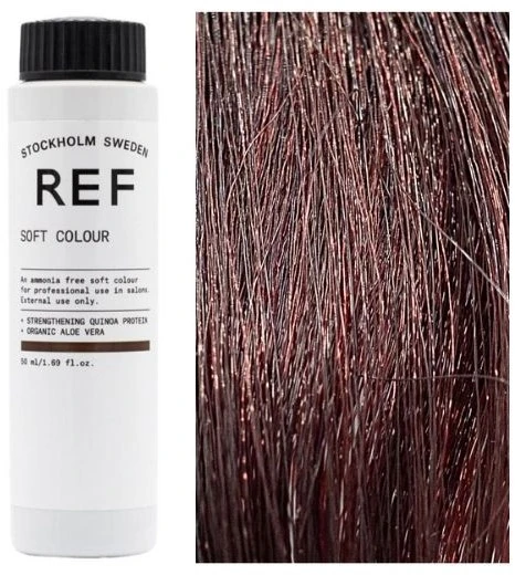 Ref Stockholm REF Soft Colour Vegan Demi-Permanent Hair Dye 5.55 Intense Light Mahogany, 50 ml