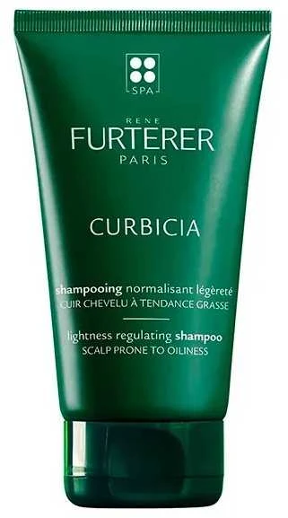 Rene Furterer Curbicia Purifying Lightness Šampūnas riebalų kiekį reguliuojantis šampūnas, 150 ml