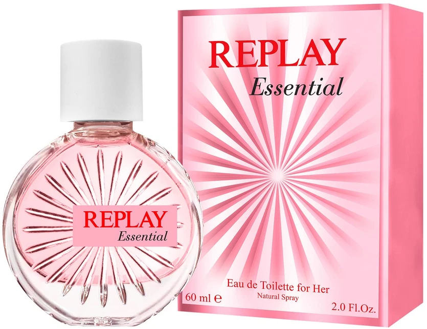 Replay Essential EDT tualetinis vanduo moterims, 60 ml