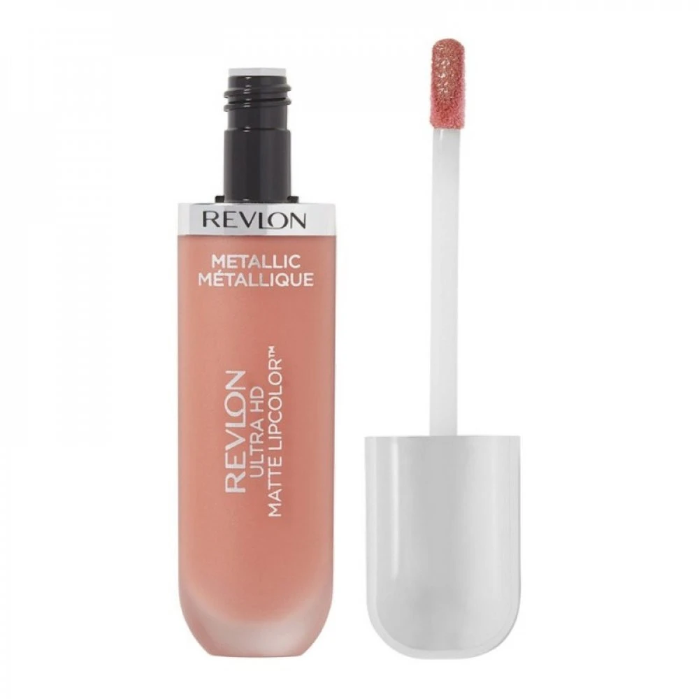 Revlon Ultra HD Metallic Matte Liquid Lipcolor skysti lūpų dažai, spalva - HD Gleam (690)