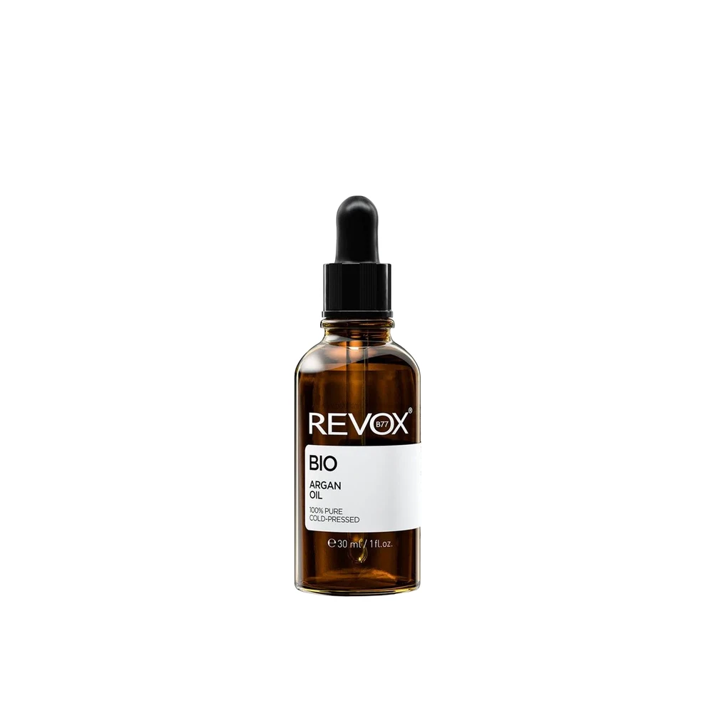 „Revox B77 Bio“ argano drėkinamasis aliejus veidui, kūnui ir plaukams, 30 ml