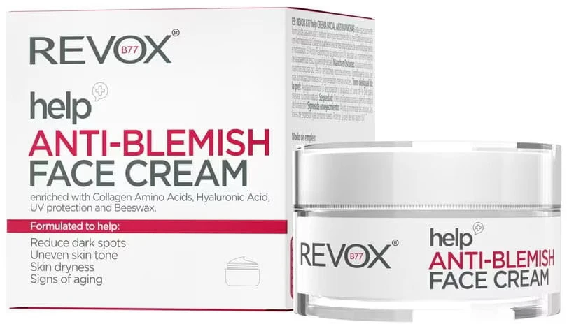 „Revox B77 Help“ dieninis veido kremas nuo spuogų, 50 ml