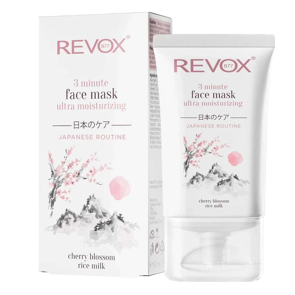 „Revox B77 Japanese Routine“ itin drėkinamoji kreminio kaukė veidui, 30 ml
