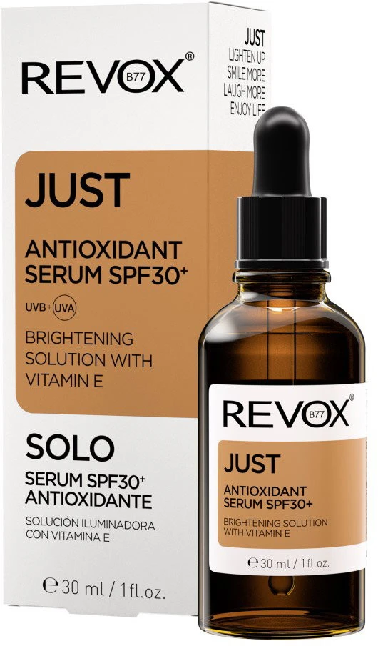 „Revox B77 Just Antioxidant“ dieninis veido serumas su SPF 30+, 30 ml