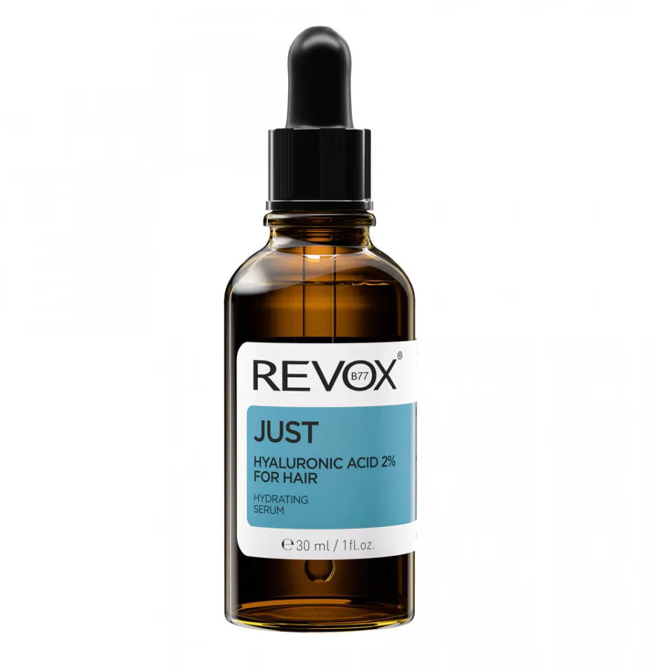 „Revox B77 Just“ hialurono rūgšties 2 % plaukų serumas drėkinimui, 30 ml