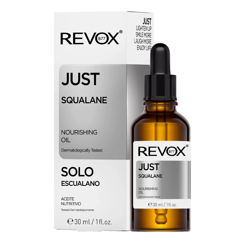 Revox B77 Just Squalane Argan maitinamasis aliejus veidui ir kaklui, 30 ml