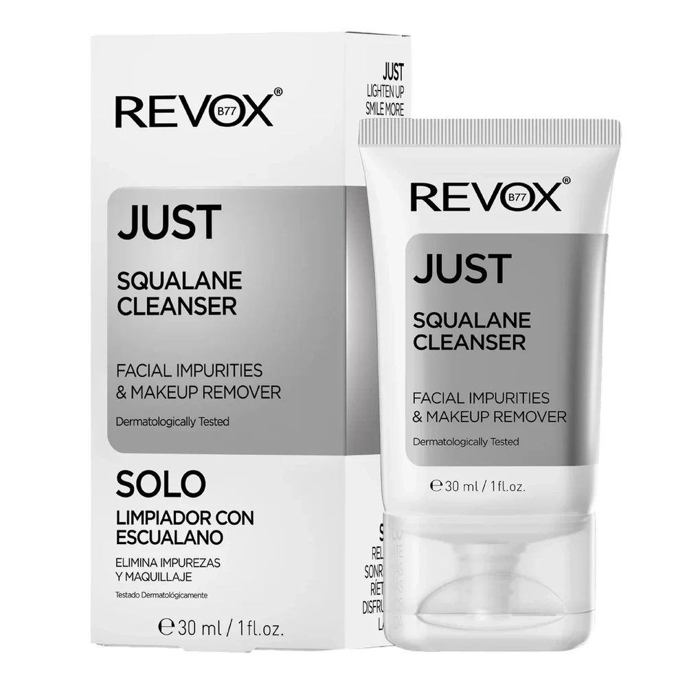 „Revox B77 Just Squalane“ valomasis veido gelis nuo nešvarumų, 30 ml