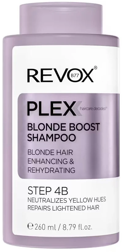 Revox B77 Plex Step 4B plaukų šampūnas gelinių atspalvių neutralizavimui, 260 ml
