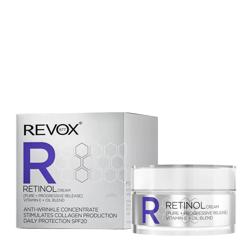 „Revox B77 Retinol“ dieninis veido kremas nuo senėjimo su SPF 20, 50 ml