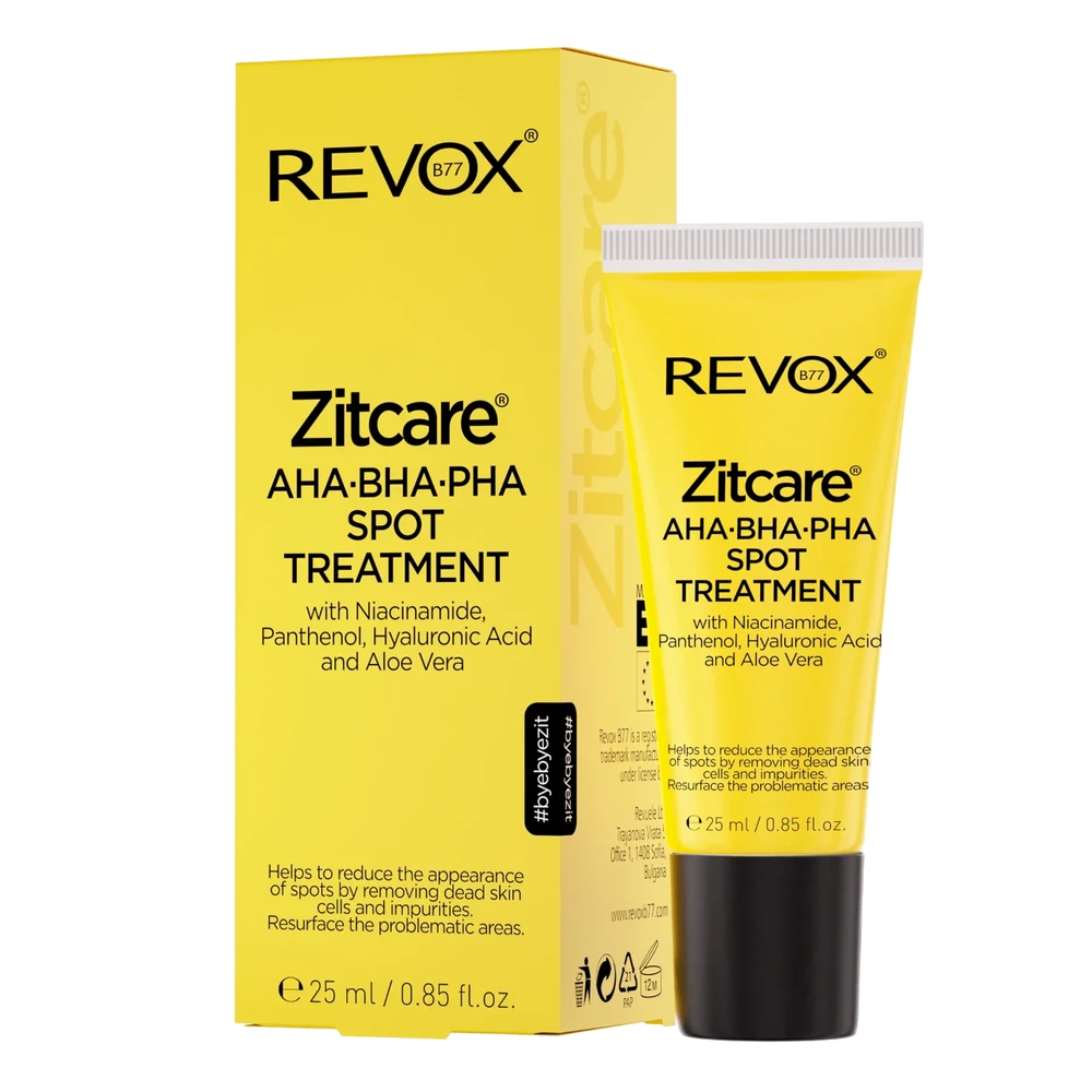 Revox B77 „Revox Zitcare Aha Bha Pha“ spuogų gydymas, 25 ml