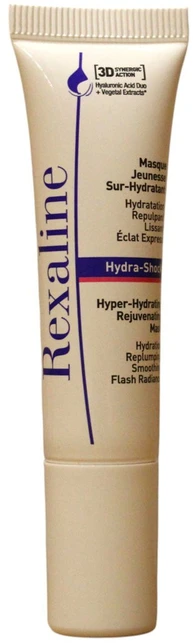 „Rexaline“, 3D Hydra Shock, drėkinamoji kreminė kaukė veidui, 10 ml *Testuojama pakuotė