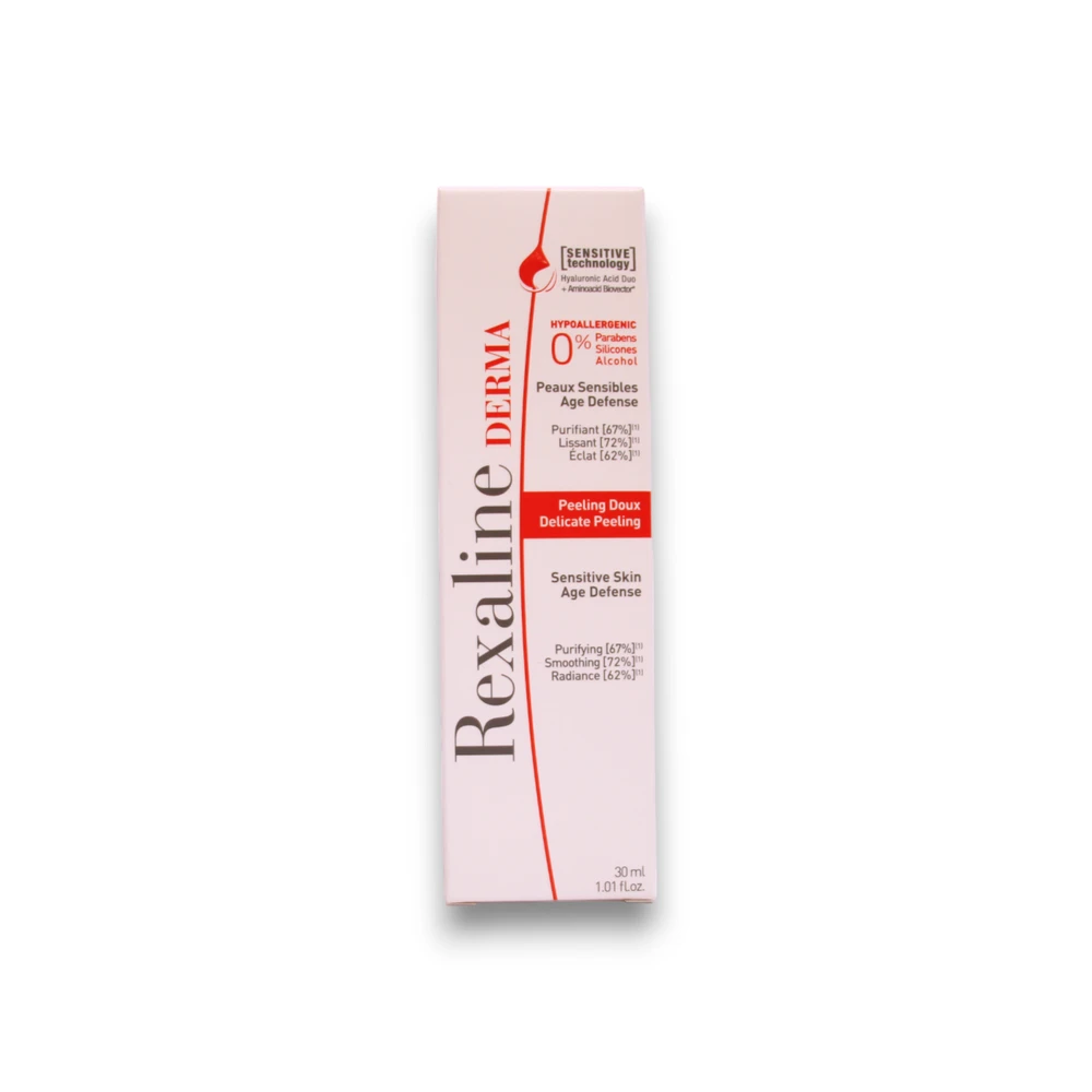 Rexaline švelnus fermentinis pilingas jautriai odai Derma Delicate Peeling, 30 ml