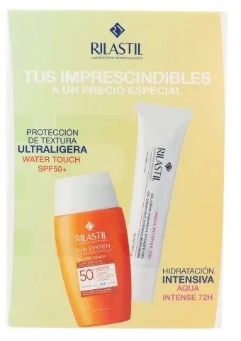 Rilastil Apsaugos Kremas SPF50+ Vandens Plius 50ml Rinkinys 2 Vienetai