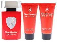 Rinkinys Tonino Lamborghini Sportivo Tualetinis vanduo 125ml Purškiamasis gelis 100ml Balzamas po skutimosi 100ml