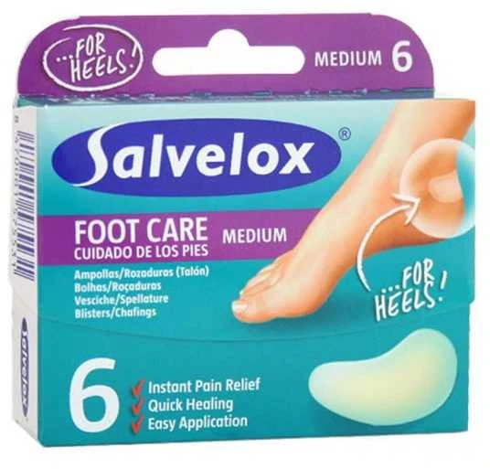 „Salvelox Foot Care Medium Blisters“ 6 vienetai 40×61 mm