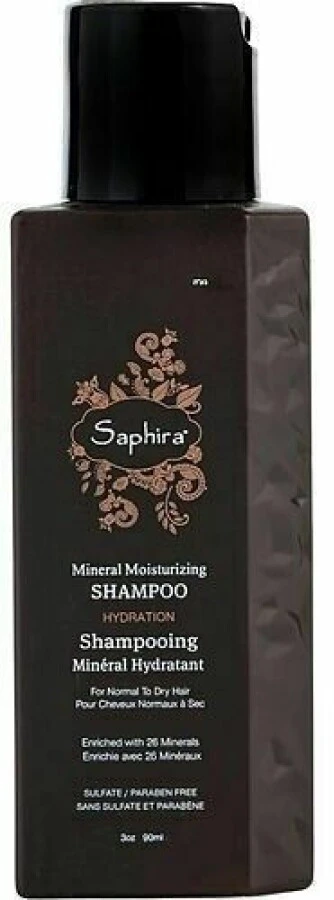 Saphira Mineral Moisturizing Šampūnas drėkinamasis šampūnas plaukams su Negyvosios jūros mineralais, 90 ml