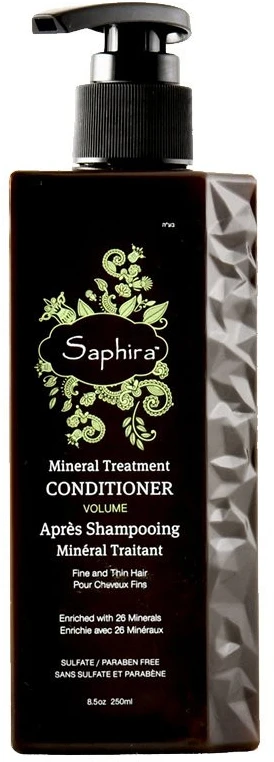 Saphira Mineral Treatment Volume Conditioner neapsunkinantis kondicionierius plaukams, 250 ml